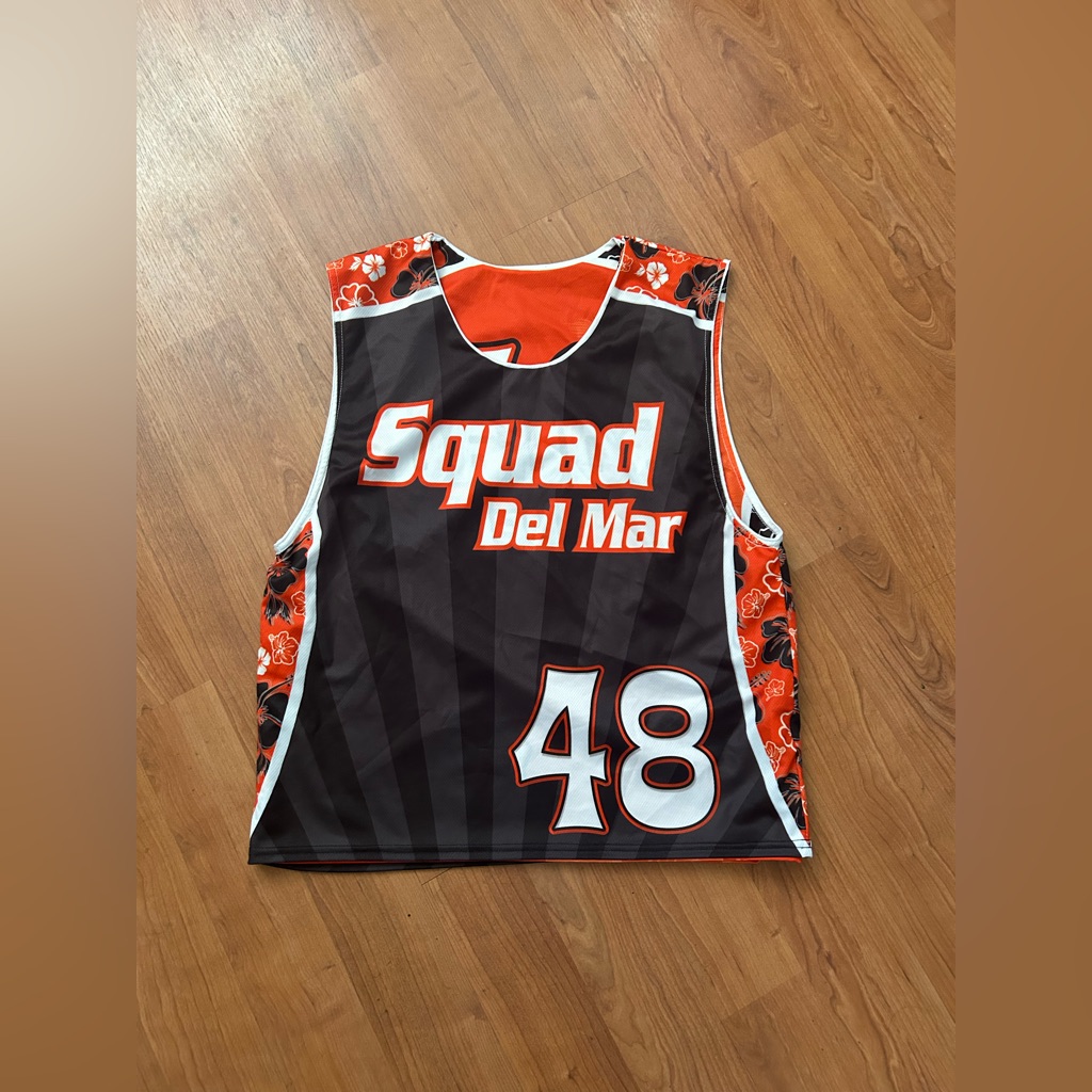 Beach Basketball Tournament Reversible Del Mar Jersey
